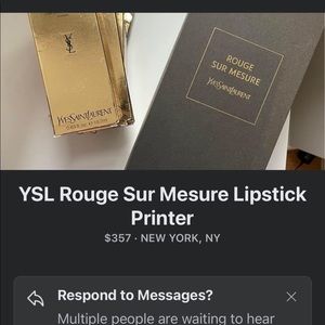 HOLD NIB YSL LIPSTICK PRINTER